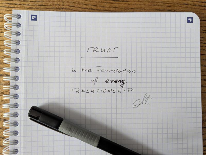 100 Life Lessons - Trust is the Foundation of every Relationship
