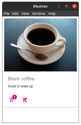 Coffee shop app